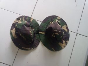 Konveksi topi rimba murah di bandung warna army